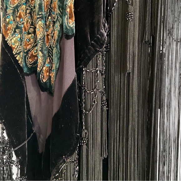 Hand crafted Boho Peacock Tassel Fringe Kimono - Picture 10 of 14